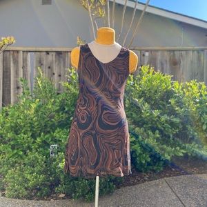 Tessuto | Vintage 90s Brown Mini Dress